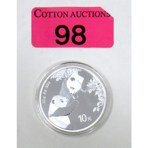 30 Gram .999 Silver 2023 Chinese Panda Coin 