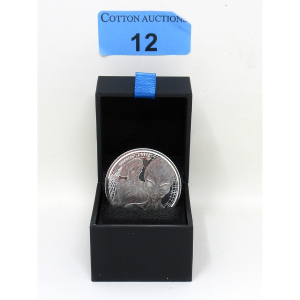 1 Oz .999 Silver 2023 Invasion Is Here Alien Coin 