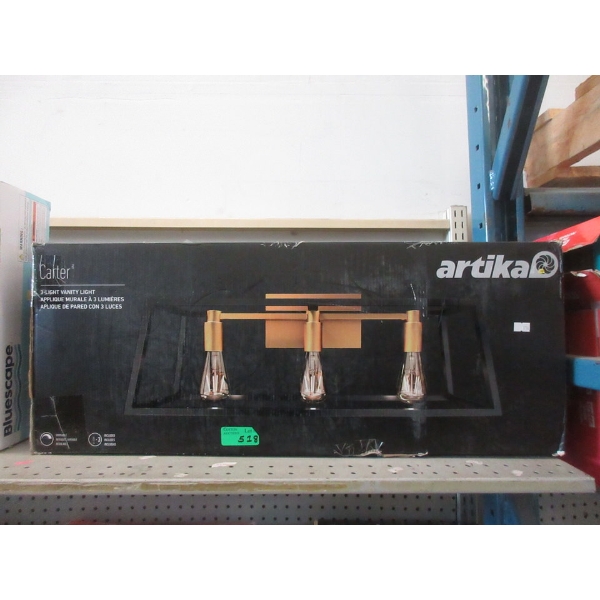 Artika "Carter" 3-Bulb Vanity Light
