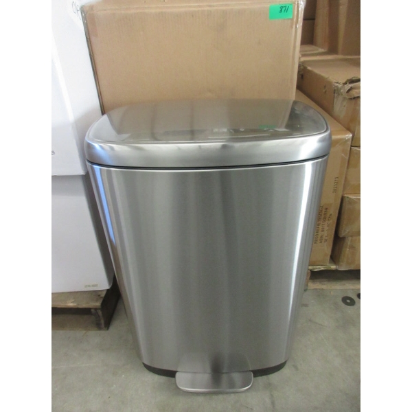 New Soft Close Trash Can with Pedal  - 13 Gal/50 L 