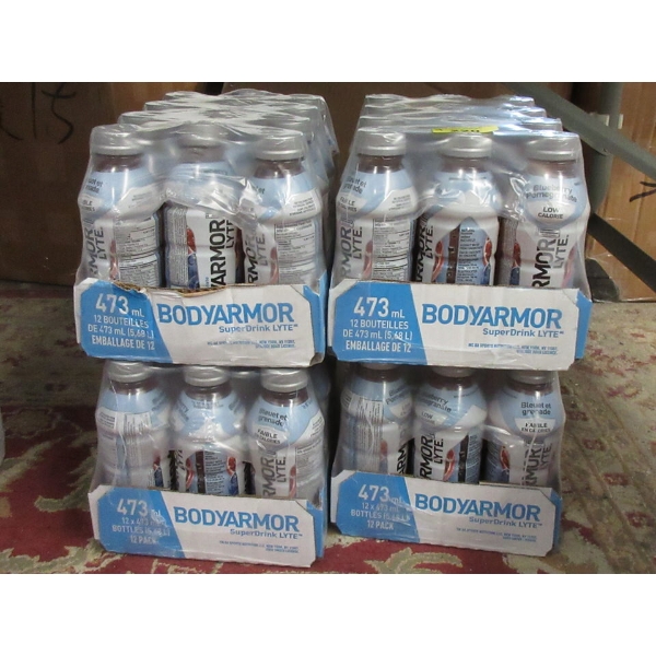 4 Cases of Body Armor Super Drink Lyte - Blueberry Pomegranate
