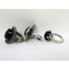 Image 2 : 3 Sterling Silver and Gemstone Rings - Preowned 