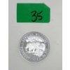 Image 1 : 1 Oz .999 Silver 2013 African Wildlife Elephant Coin 