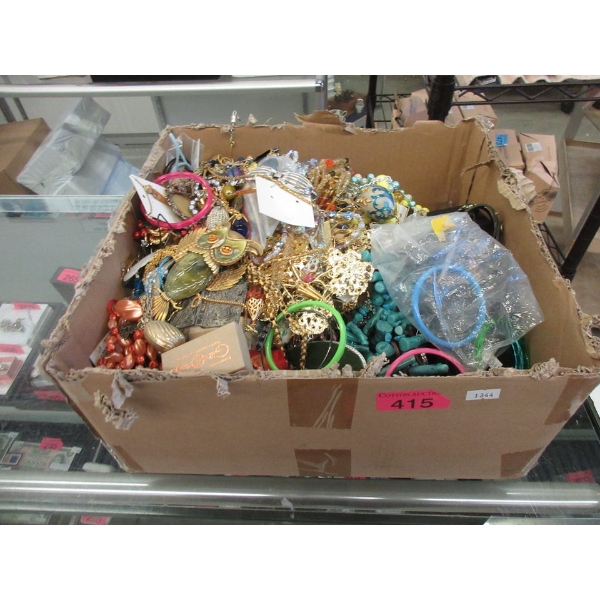 10 KG Box of Fashion & Costume Jewelry - Preowned 
