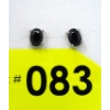 Image 1 : New 2 CT Sapphire Sterling Silver Stud Earrings 