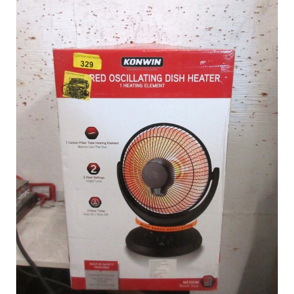 Konwin Infrared Oscillating Dish Heater