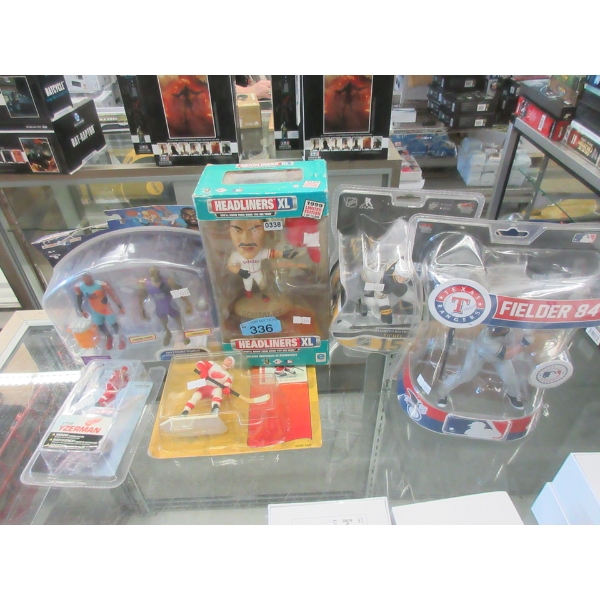 6 Assorted Sports Action Figures