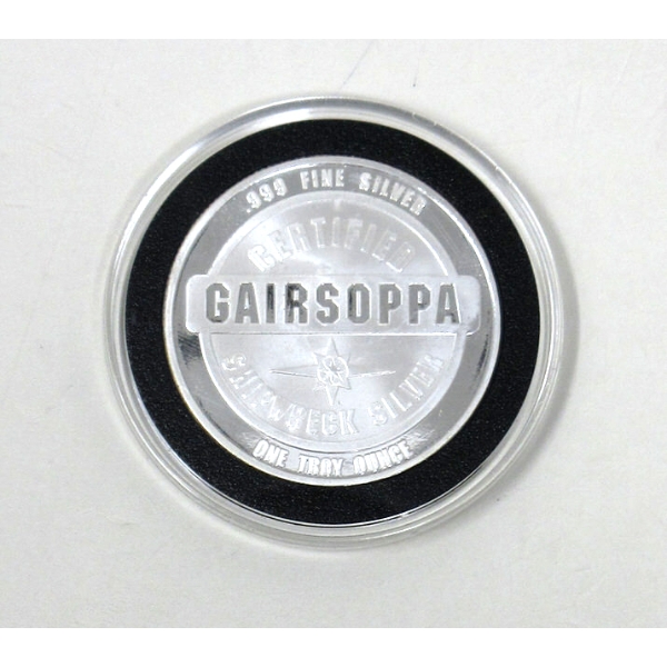 1 Oz .999 Silver WWII Gairsoppa Shipwreck Silver Round 