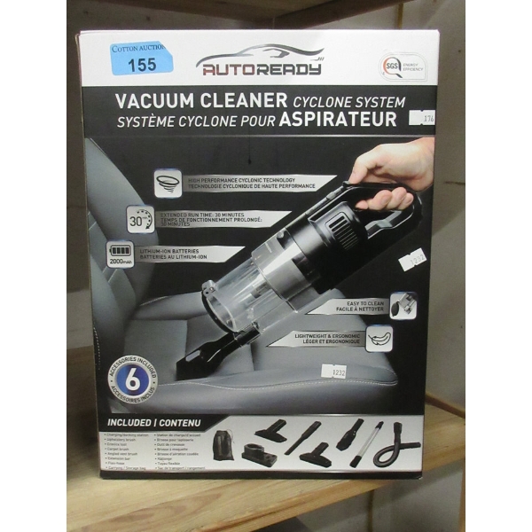 Auto Ready Cordless Hand Vacuum