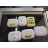 Image 1 : 6 Assorted Earbuds in Charge Cases - Preowned