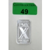 Image 1 : 1 Oz .9999 Silver Canadian PMX Bar
