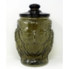 Image 1 : Large Vintage Libbey Glass Owl Cookie Jar