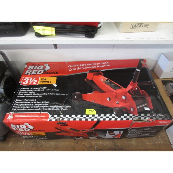 Big Red 3 1/2 Ton Quick Lift Service Jack