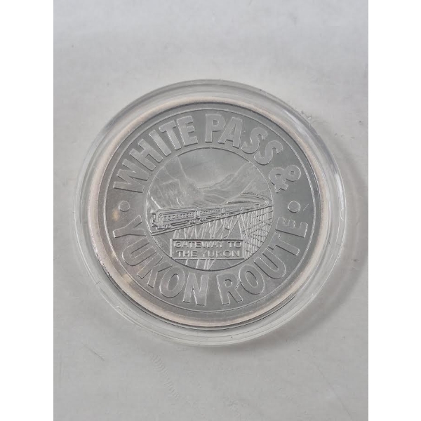 1 Oz .999 Silver 1992 White Pass/Yukon Route Round 