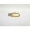 Image 3 : 14KT Yellow Gold 3-Stone Diamond Ring 