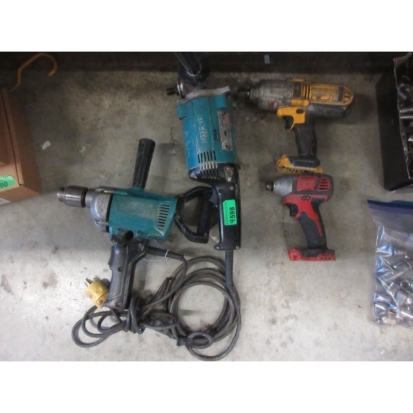 4 Assorted Preowned Tools - As is