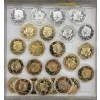 Image 1 : 24 Donald Trump 2022  Gold & Silver Plated Rounds
