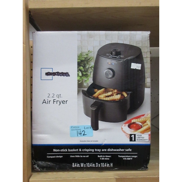 Mainstays 2.2 Quart Air Fryer - Black