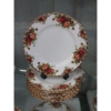 Image 1 : 10 Royal Albert "Old Country Roses" 8" Salad Plates