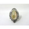 Image 2 : Three .925 Sterling Silver Crystal Gemstone Rings
