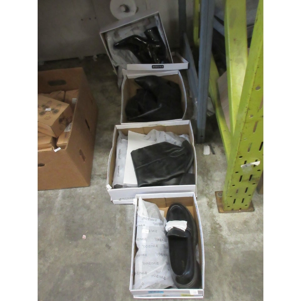 4 Pairs of Women's Overstock Footwear - Black