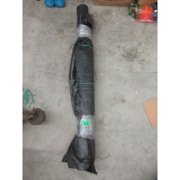 Roll of Black Weed Blocking Tarp