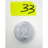 Image 1 : 1 Oz .9999 Silver 2011 Maple Leaf Coin 