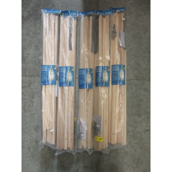 5 New Wood Display and Sketching Easels 