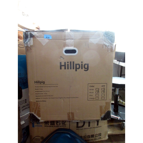 Hillpig Self-Cleaning Litter Box in Box 