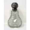 Image 1 : Large Antique Sterling Silver Topped Perfume Bottle