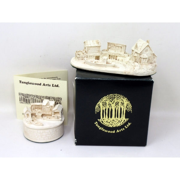 2 Canadian Tanglewood Arts Handcrafted Miniatures