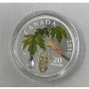 Image 2 : 2011 .9999 Silver 1 Oz Maple Leaf Crystal Raindrop Coin 