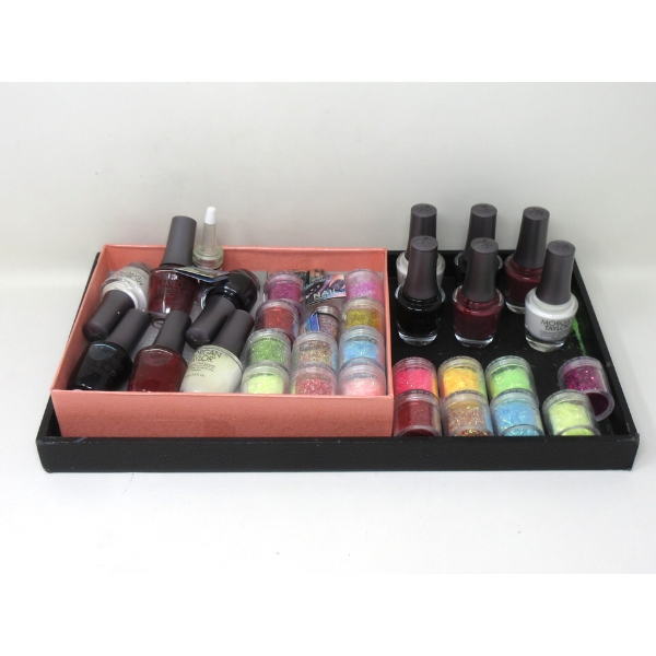 12 Morgan Taylor Nail Lacquer & 20 Nail Glitter