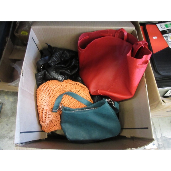 Box of Assorted Pre-Owned Purses