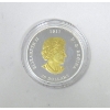 Image 2 : 1 Oz .9999 Silver 2017 Pacific Salmon Gold Plated Coin 