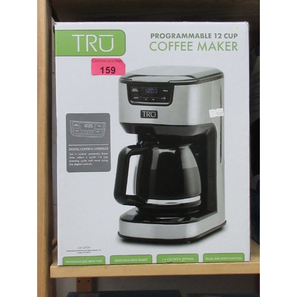 TRU Programmable 12 Cup Coffee Maker
