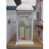 Image 1 : LED Patio Lantern - 9" x 9" x 20" Tall 