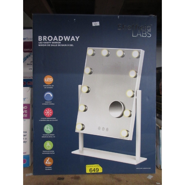 Sheffield Labs "Broadway" LED Vanity Light