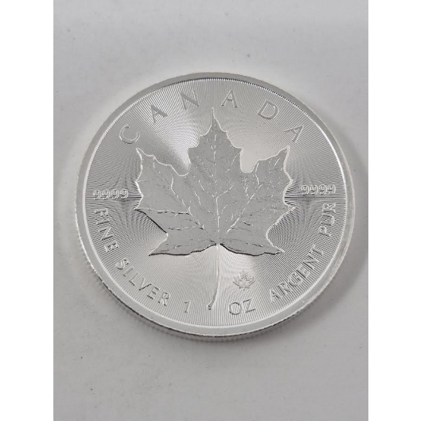 1 Oz .9999 Silver 2025 Canada Maple Leaf Coin