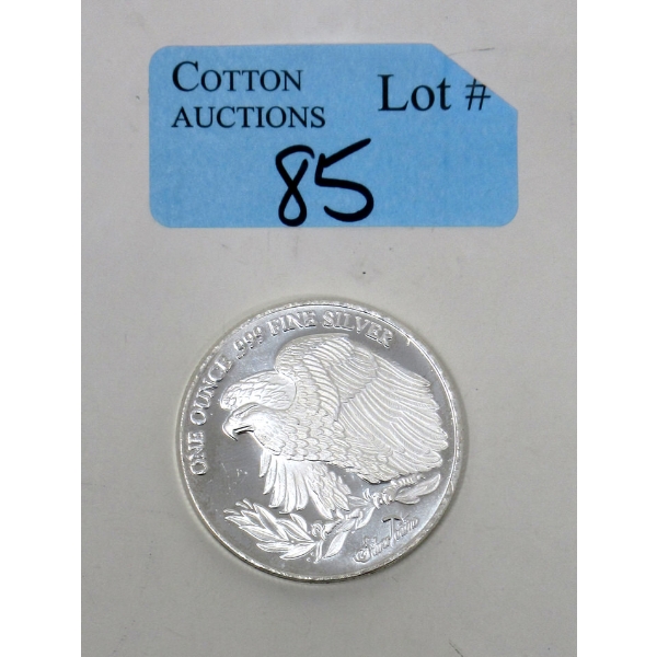 1 Oz .999 Silver St. Gaudens Round 