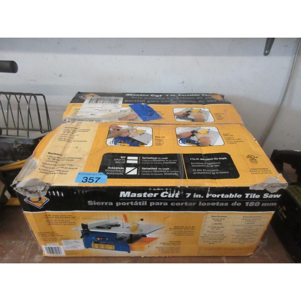Master Cut 7" Portable Tile Saw in Box