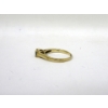 Image 2 : 14KT Yellow Gold Diamond Solitaire Ring 