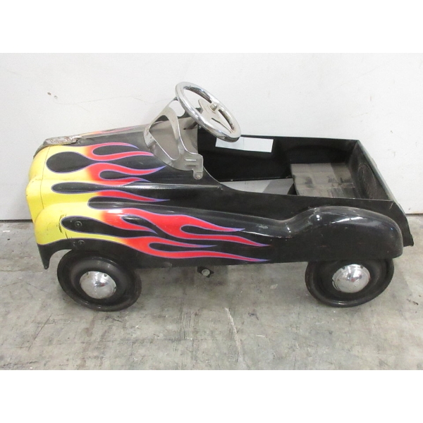 1980s Children's Reproduction Flame Pedal Car
