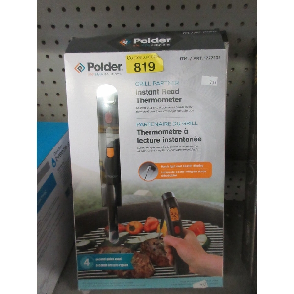 Polder Grill Partner Instant Read Thermometer 