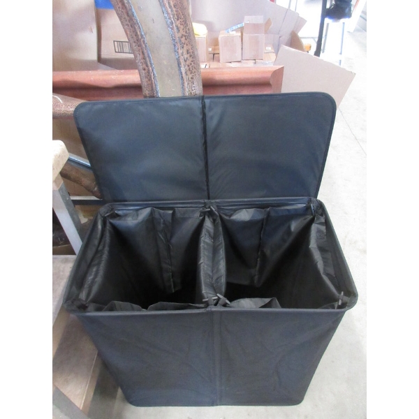 Neatfreak Black 2 Section Laundry Sorter