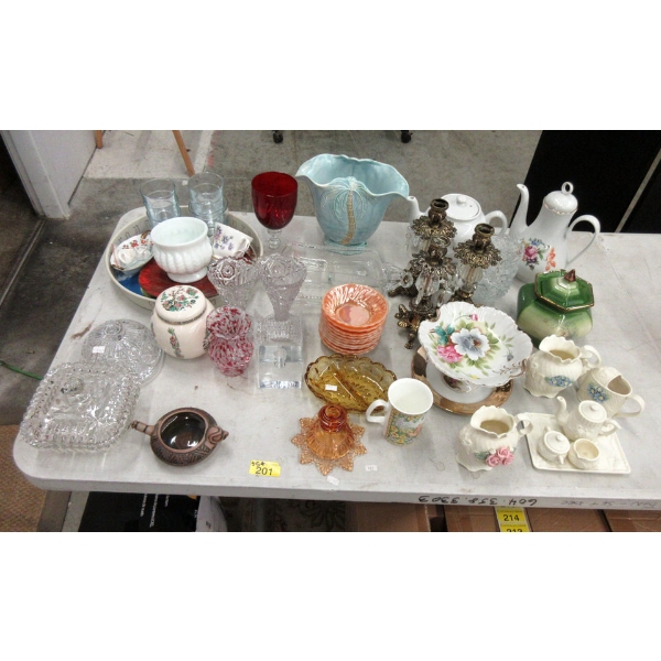 25+ Pieces of China, Glass and Ceramics