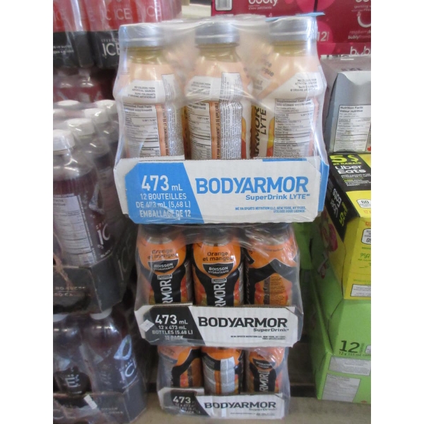 6 Cases of Body Armor Super Drink & Super Drink Lyte