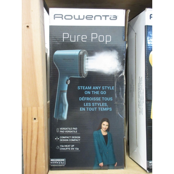Rowenta Pure Pop Garment Steamer - Blue