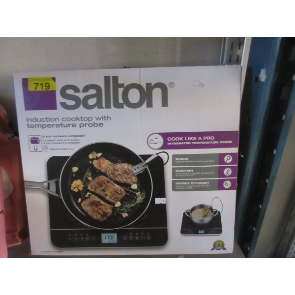 Salton Induction Cooktop w/ Temperature Probe