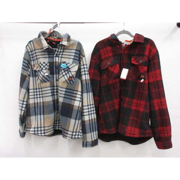 2 New Men's Realtree XXL Fleece Jackets